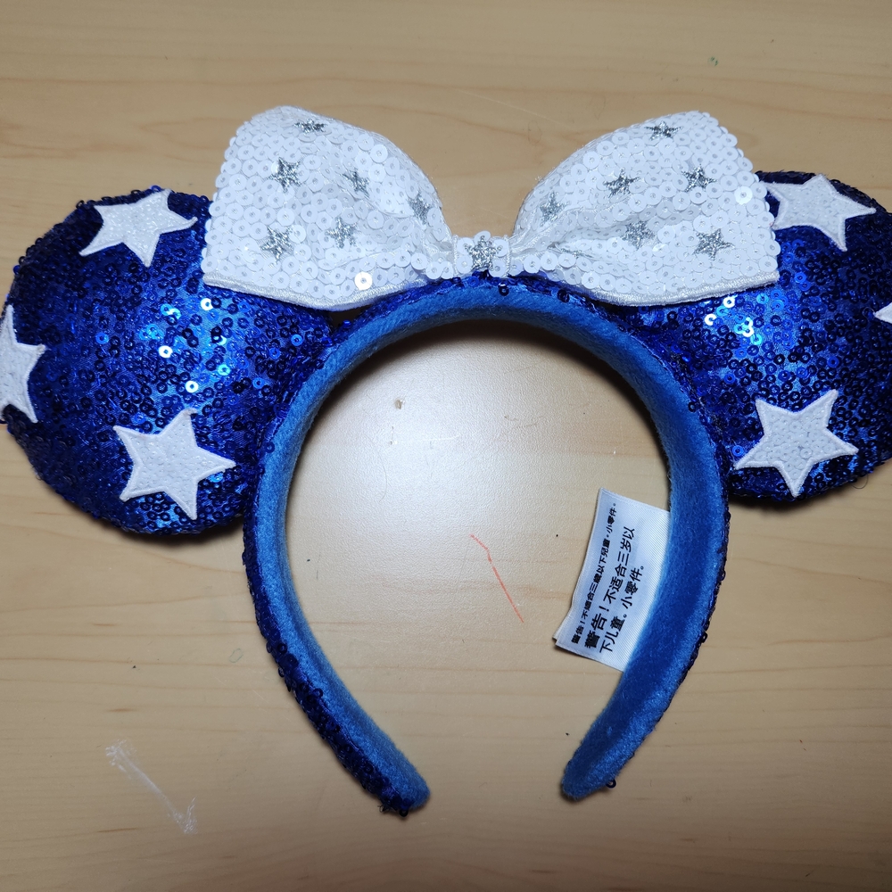 Disney Blue Fuzzy Seasonal Costume